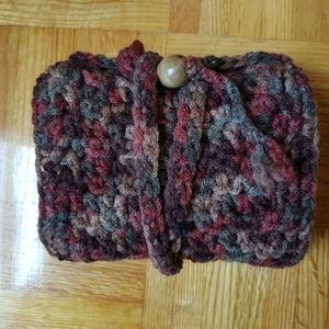 Handmade Tarot card holder with mat